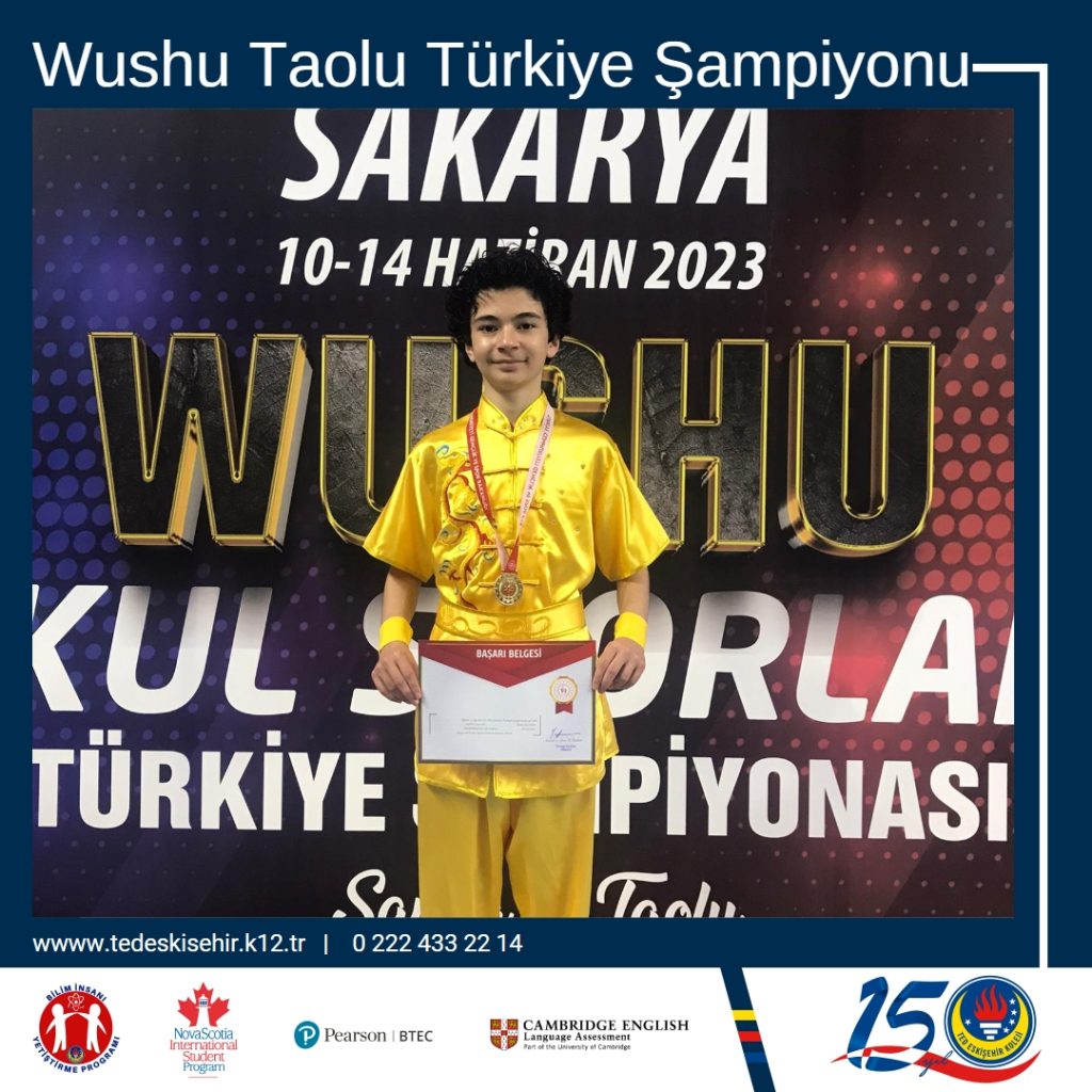 Wushu Taolu Türkiye Şampiyonu